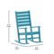 Emma and Oliver Florian Contemporary Rocking Chair, All-Weather HDPE Indoor/Outdoor Rocker